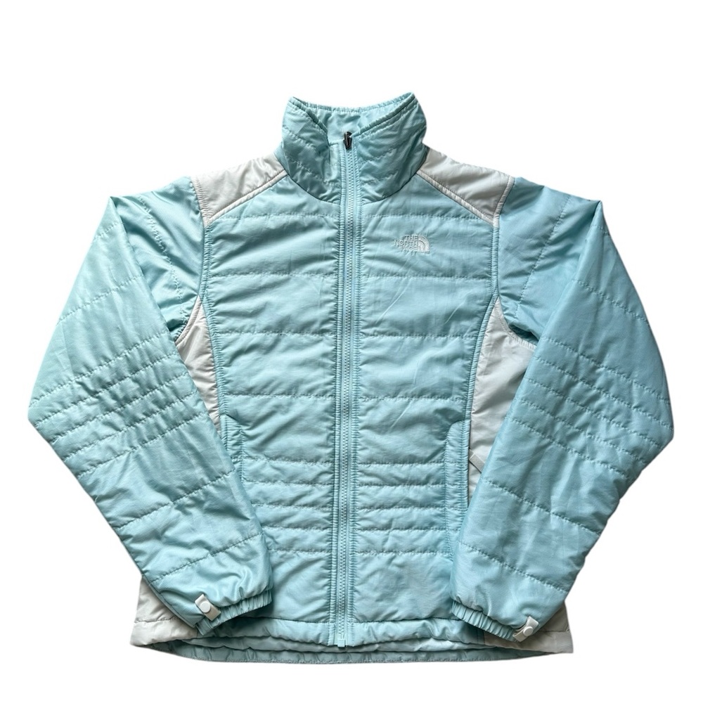 The North Face Light Blue Quilted Jacket